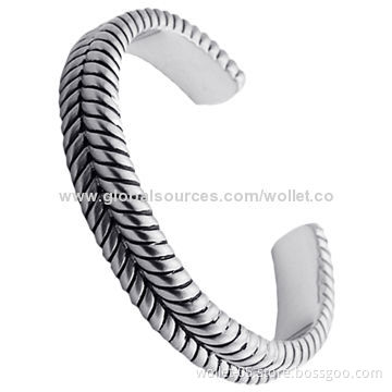 2014 Wholesale Fashionable Perfect Stainless Steel Bangle, Various Colors are Available